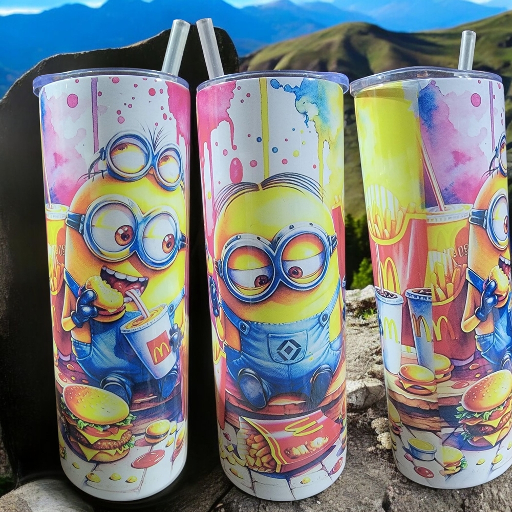 Colorful Cartoon Character Tumblers